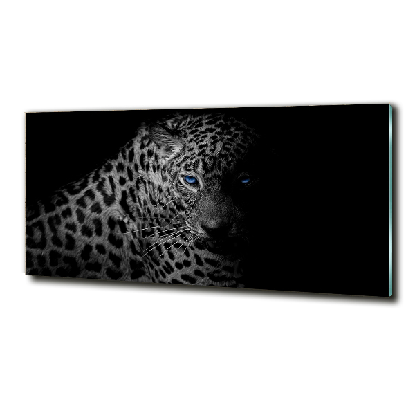 Foto glasbild Leopard