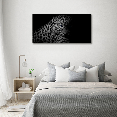 Foto glasbild Leopard