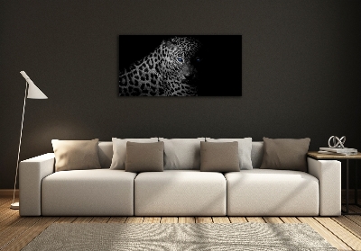 Foto glasbild Leopard