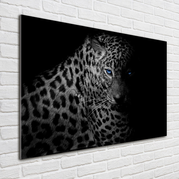 Foto glasbild Leopard