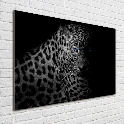 Foto glasbild Leopard