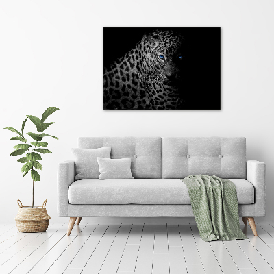Foto glasbild Leopard