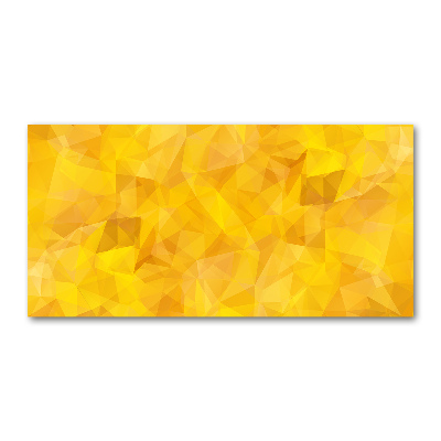 Glasbild Abstrakte Dreiecke