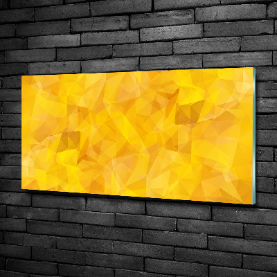 Glasbild Abstrakte Dreiecke