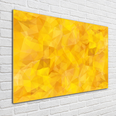 Glasbild Abstrakte Dreiecke