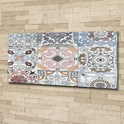 Glasbild Keramikfliesen