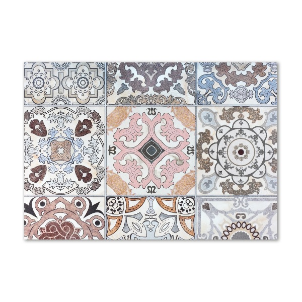 Glasbild Keramikfliesen