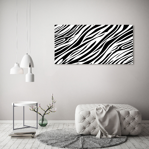 Bild auf glas Zebra-Hintergrund