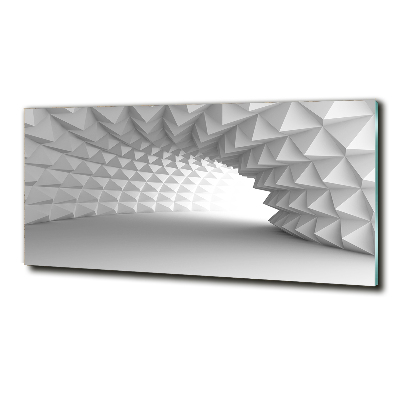 Glasbild Abstrakter Tunnel