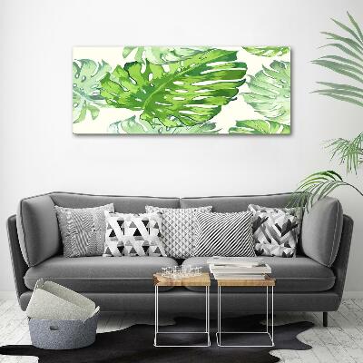 Bild auf glas Tropische Blätter