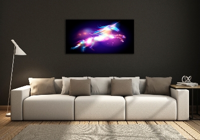 Foto glasbild Einhorn