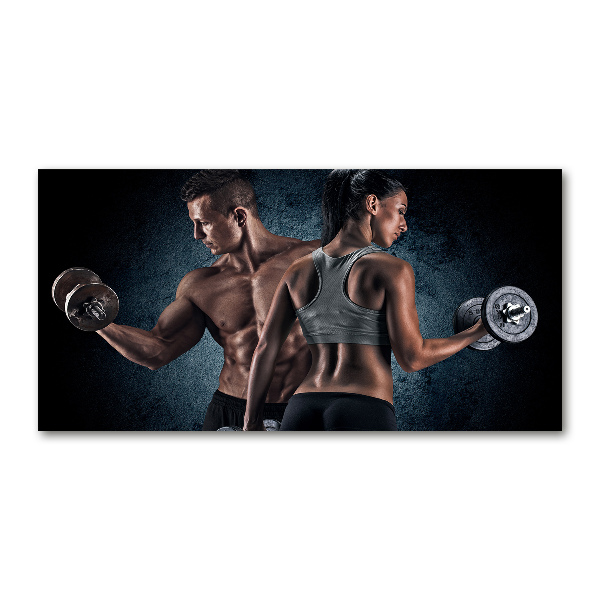 Bild auf glas Muskelaufbau