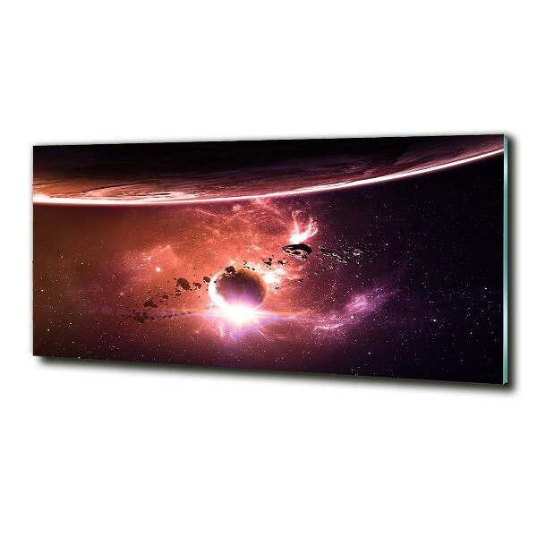 Foto glasbild Galaxis