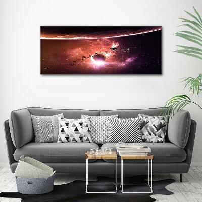 Foto glasbild Galaxis
