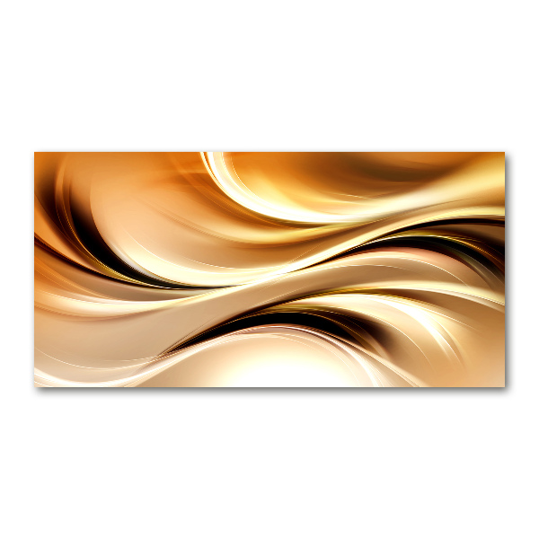 Foto glasbild Abstrakte Wellen