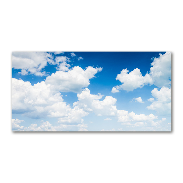 Glasbild Wolken am Himmel