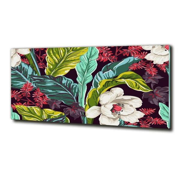 Bild auf glas Tropische Blumen