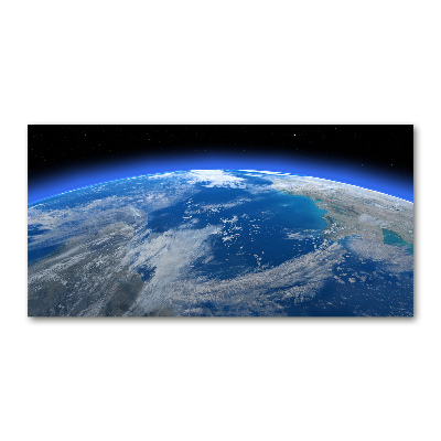Foto glasbild Planet Erde