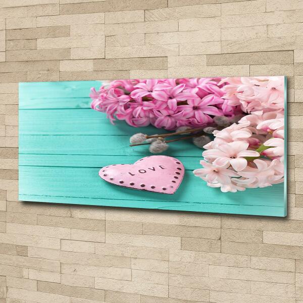 Bild auf glas Ohne und Herz