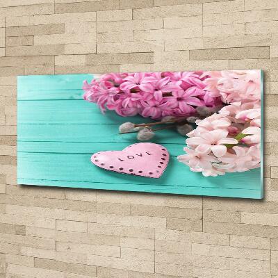 Bild auf glas Ohne und Herz