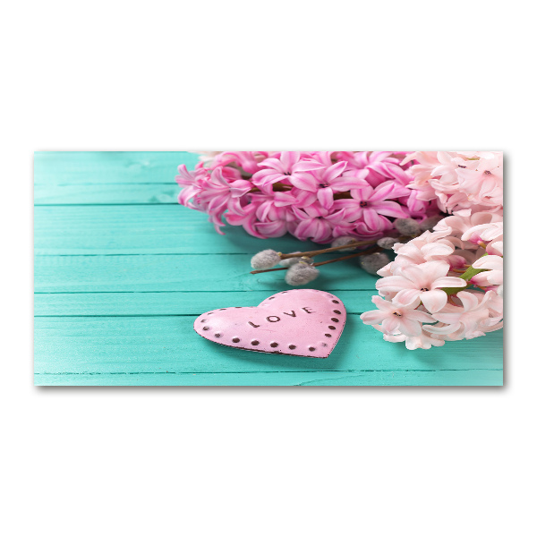 Bild auf glas Ohne und Herz