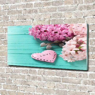 Bild auf glas Ohne und Herz