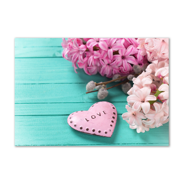 Bild auf glas Ohne und Herz