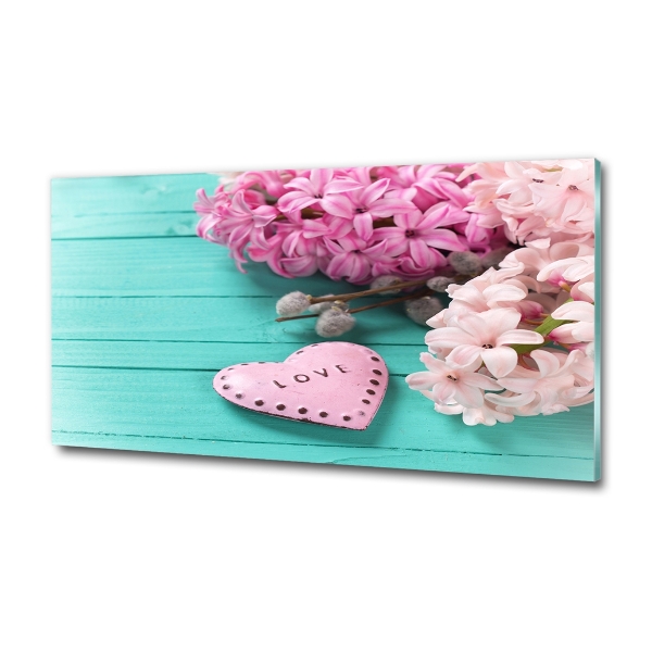 Bild auf glas Ohne und Herz
