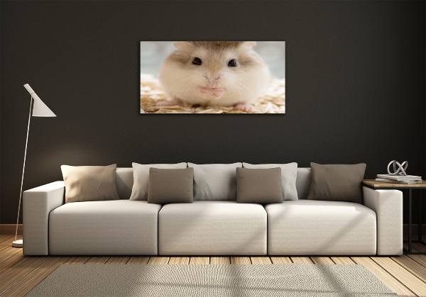 Foto glasbild Hamster