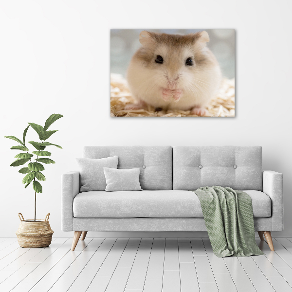 Foto glasbild Hamster
