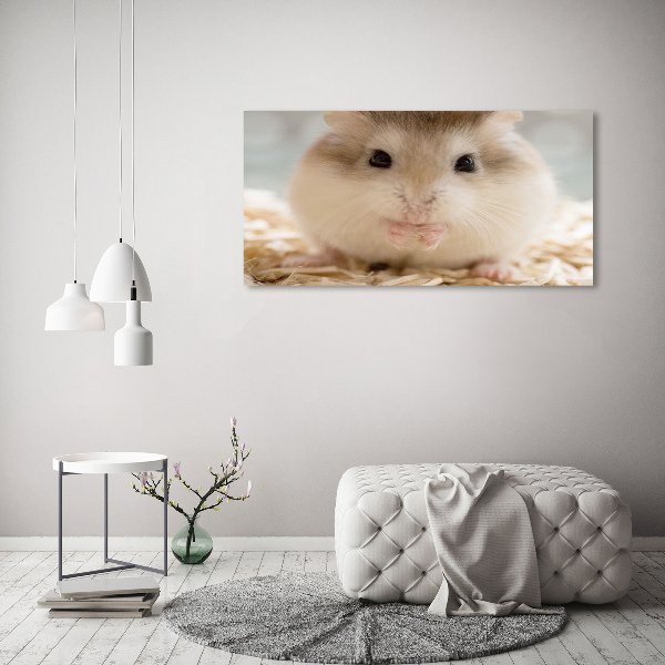Foto glasbild Hamster