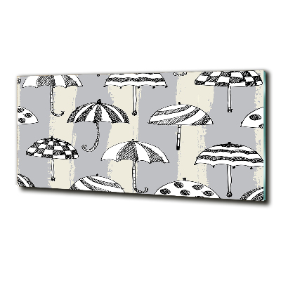 Bild auf glas Regenschirme