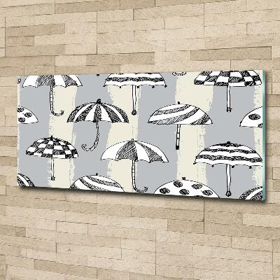 Bild auf glas Regenschirme
