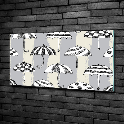 Bild auf glas Regenschirme