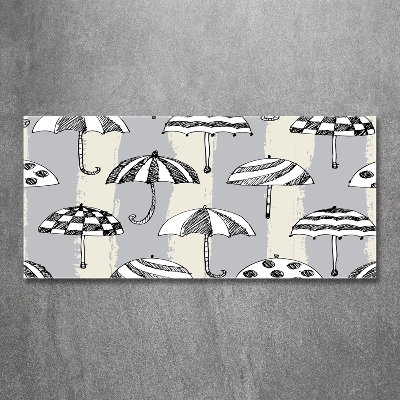 Bild auf glas Regenschirme
