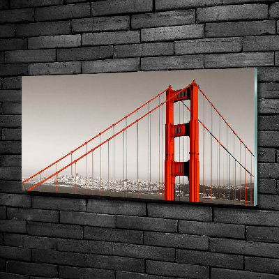 Bild auf glas San Francisco Brücke
