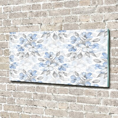 Foto glasbild Zarte Blüten