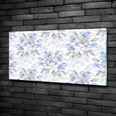 Foto glasbild Zarte Blüten