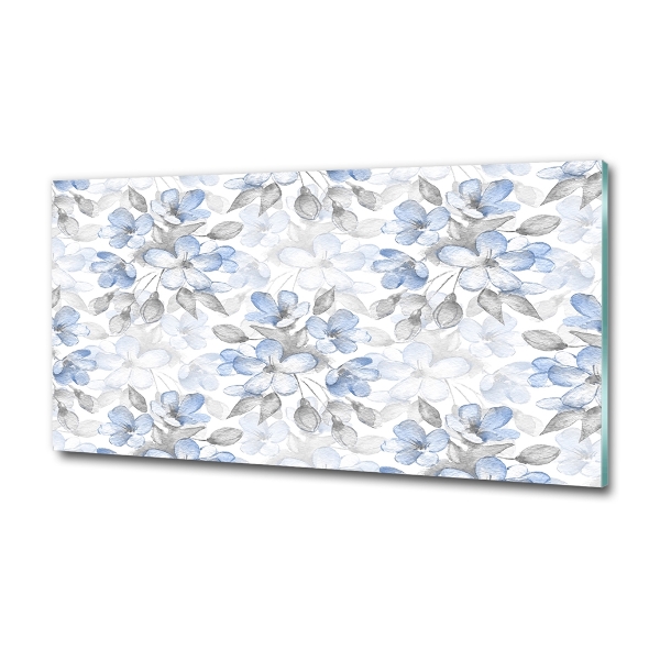 Foto glasbild Zarte Blüten