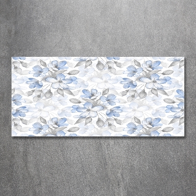 Foto glasbild Zarte Blüten