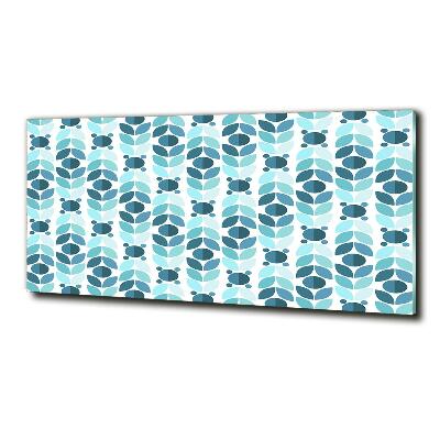 Glasbild Geometrischer Hintergrund