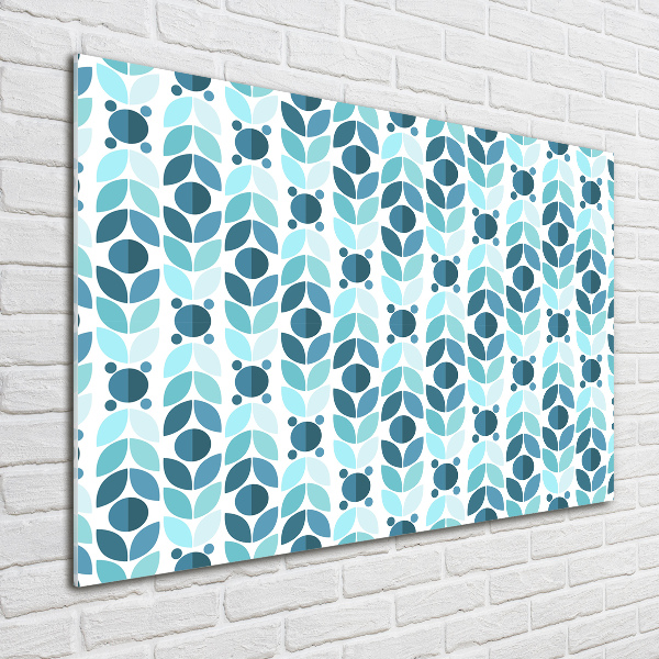 Glasbild Geometrischer Hintergrund