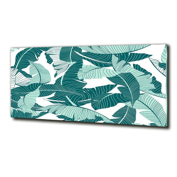Glasbild Palmen