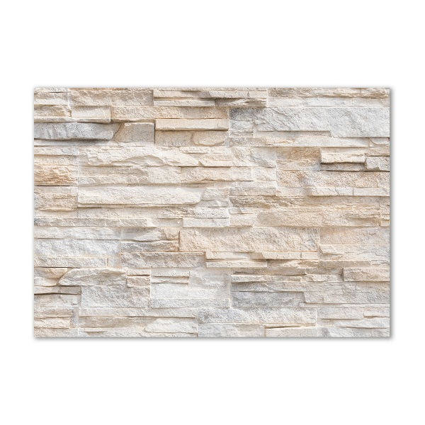 Foto glasbild Ziegelmauer