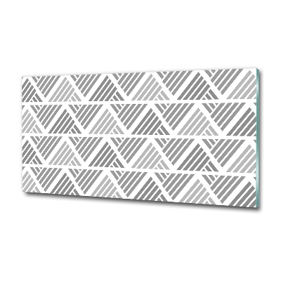 Glasbild Geometrischer Hintergrund