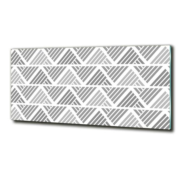 Glasbild Geometrischer Hintergrund