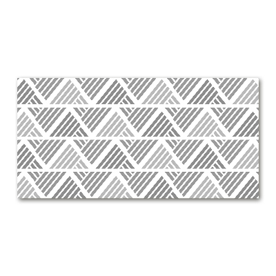 Glasbild Geometrischer Hintergrund