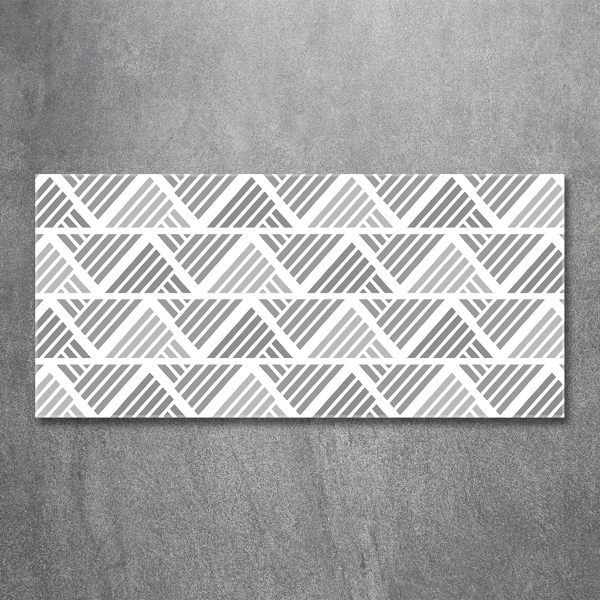 Glasbild Geometrischer Hintergrund