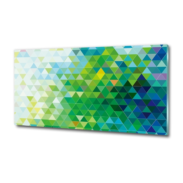 Foto glasbild Abstrakte Dreiecke