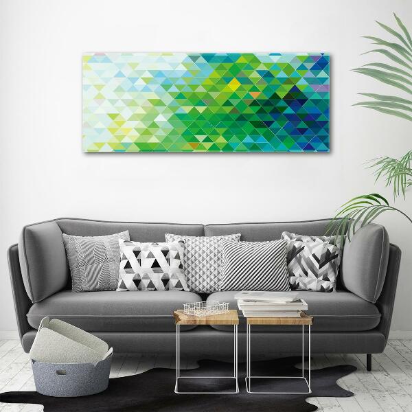 Foto glasbild Abstrakte Dreiecke